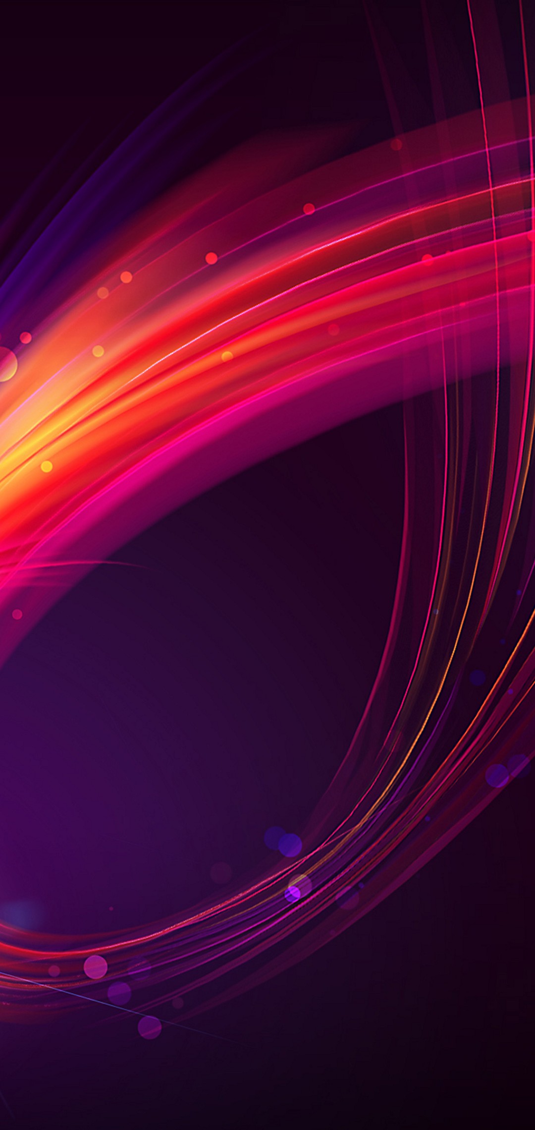 濃い紫の背景 赤い閃光 Huawei P Lite Androidスマホ壁紙 待ち受け スマラン