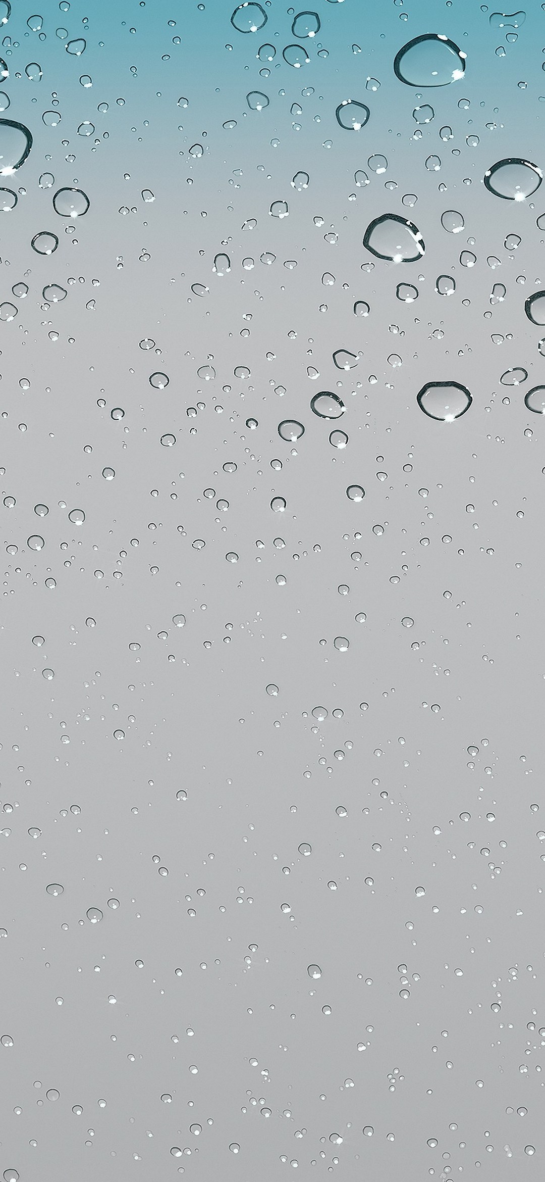 沢山の水滴がついた綺麗なガラス 水色 灰色 Rog Phone 3 Android 壁紙 待ち受け Sumaran