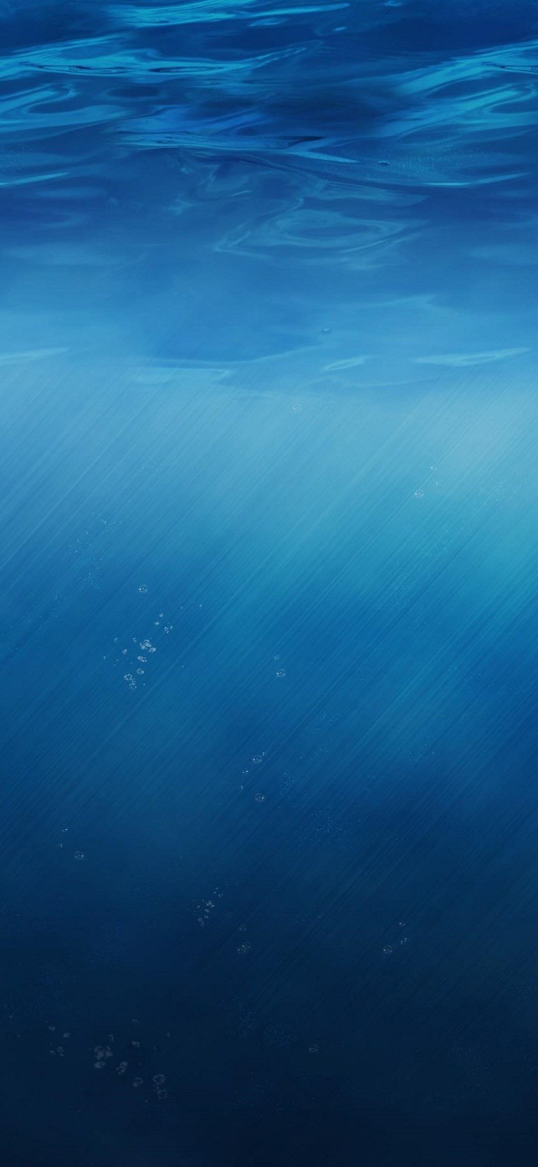 Aqua Blue Sea Bubble Oppo Reno A Android スマホ壁紙 待ち受け スマラン