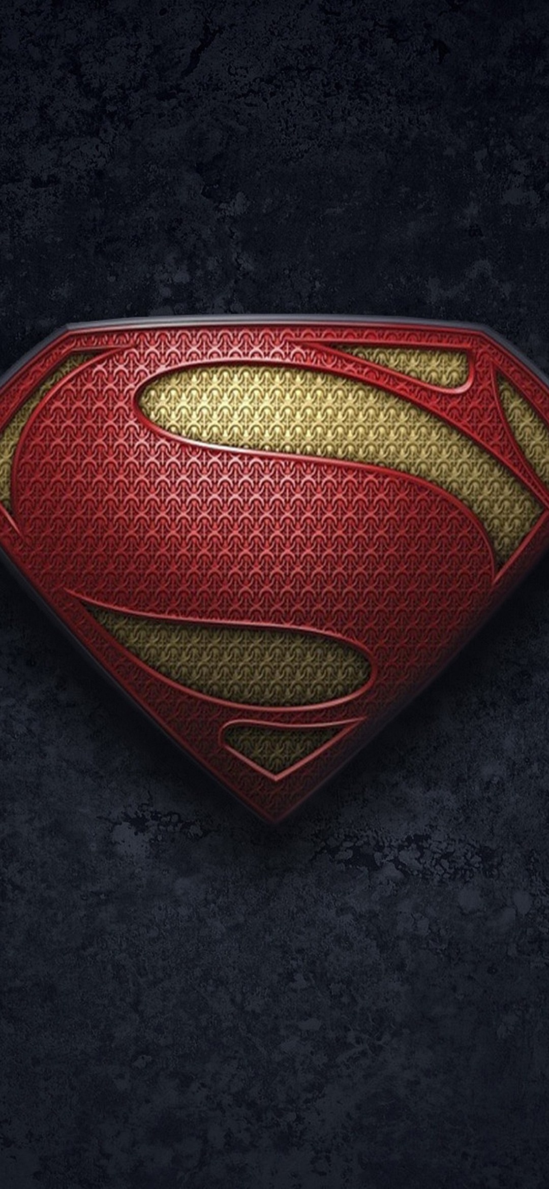 3d 重厚なスーパーマンのロゴ Galaxy A30 Android スマホ壁紙 待ち受け スマラン