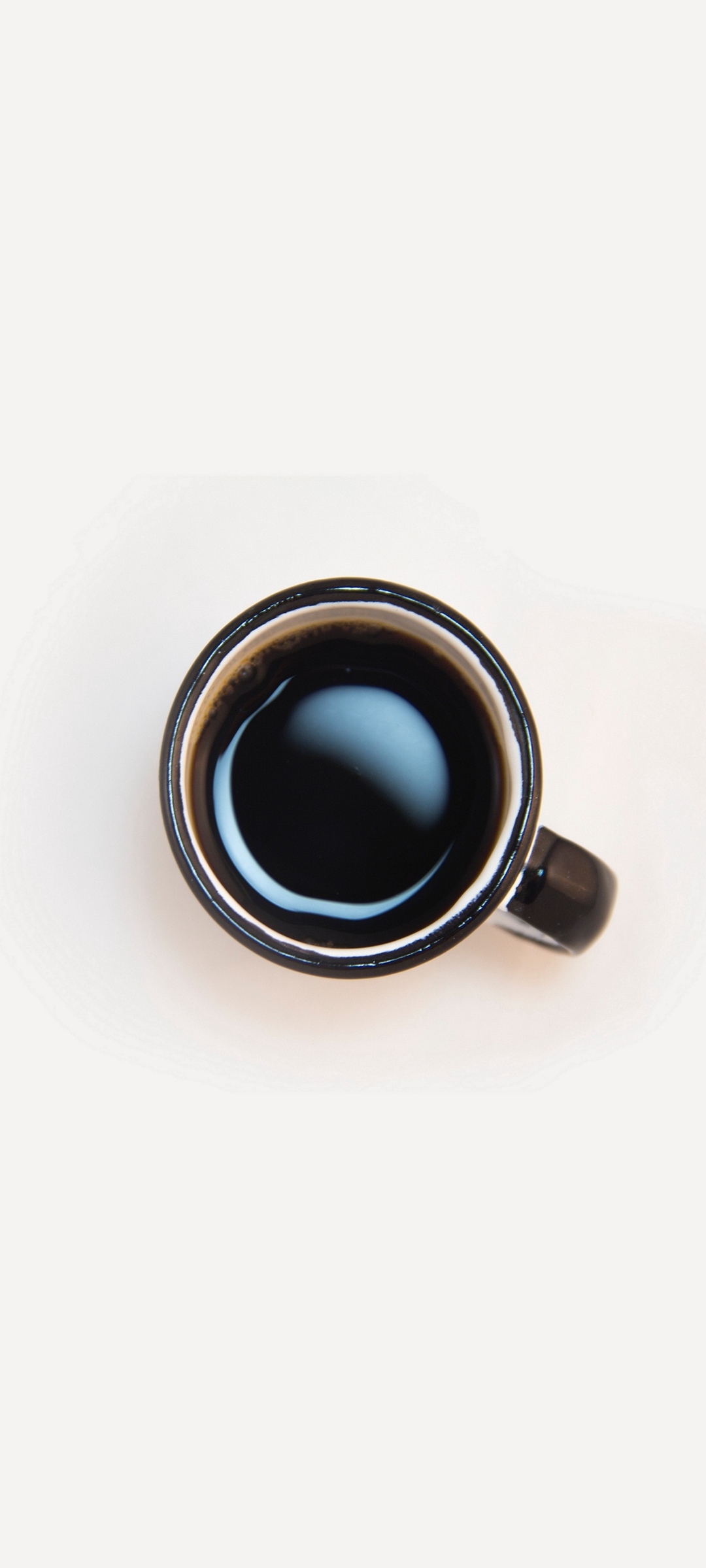 俯瞰視点 黒いコーヒー ZenFone 7 Pro 壁紙・待ち受け