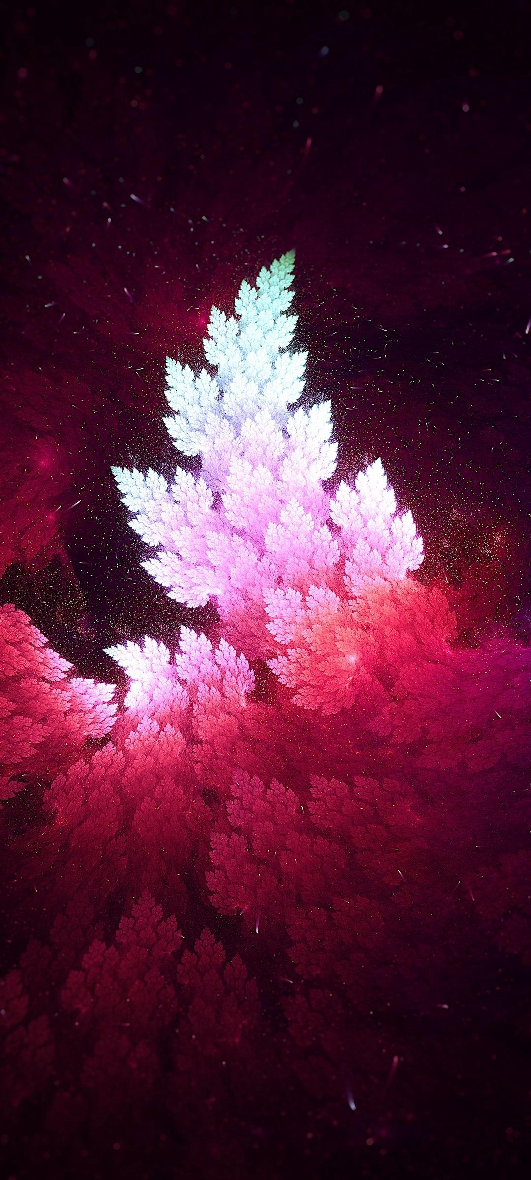 幻想的なピンクの草 ZenFone 7 Pro 壁紙・待ち受け