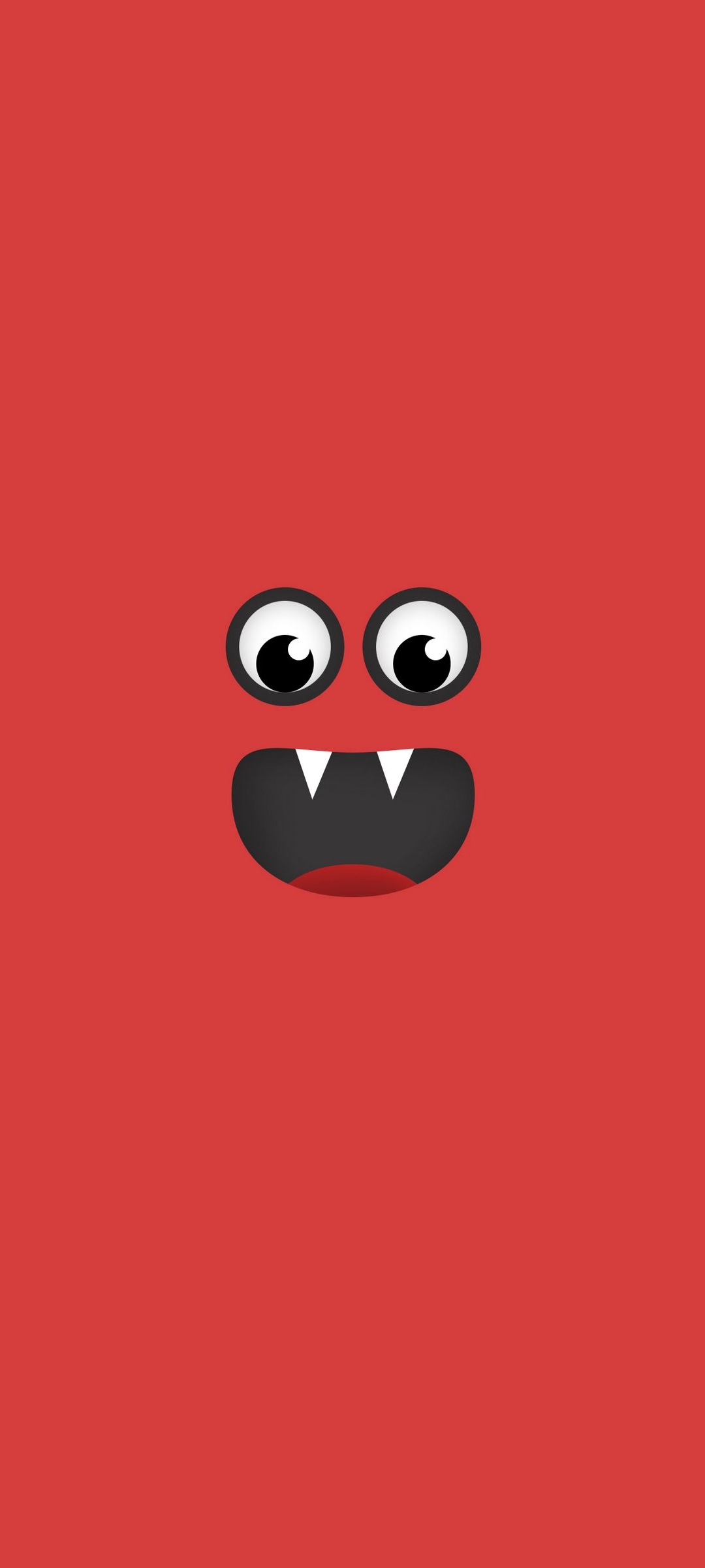 赤い背景 顔 Oppo 3 Androidスマホ壁紙 待ち受け スマラン