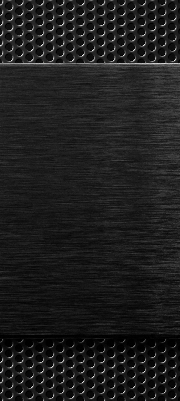 黒いメタル 穴の開いたテクスチャー Moto G30 Androidスマホ壁紙 待ち受け スマラン