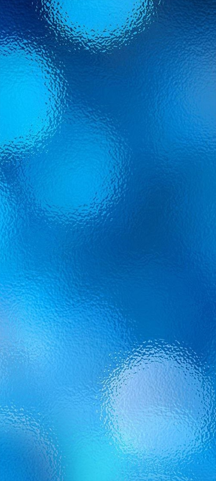 半透明の青いガラス Oppo A5 Androidスマホ壁紙 待ち受け スマラン