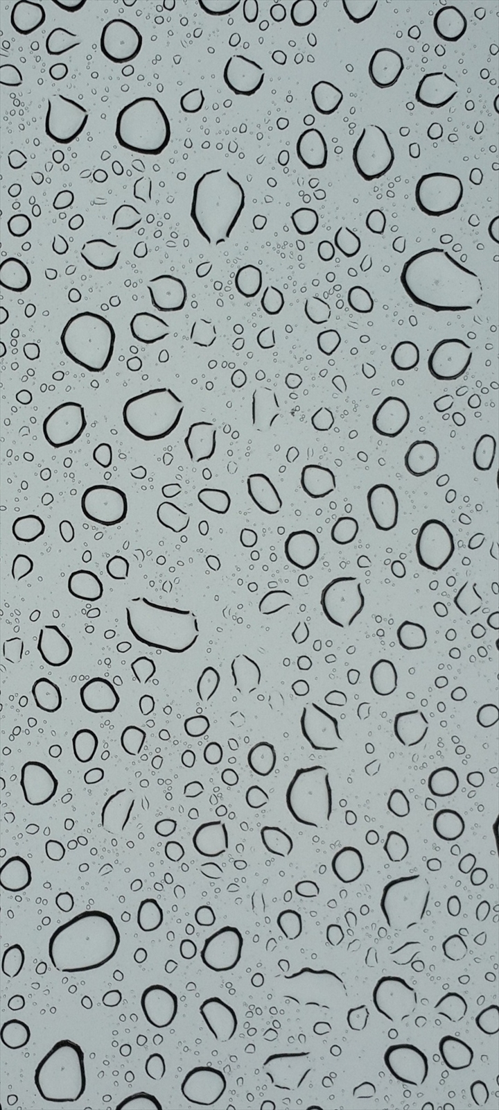 水滴のついた透明のガラス Moto G9 Play Androidスマホ壁紙 待ち受け スマラン