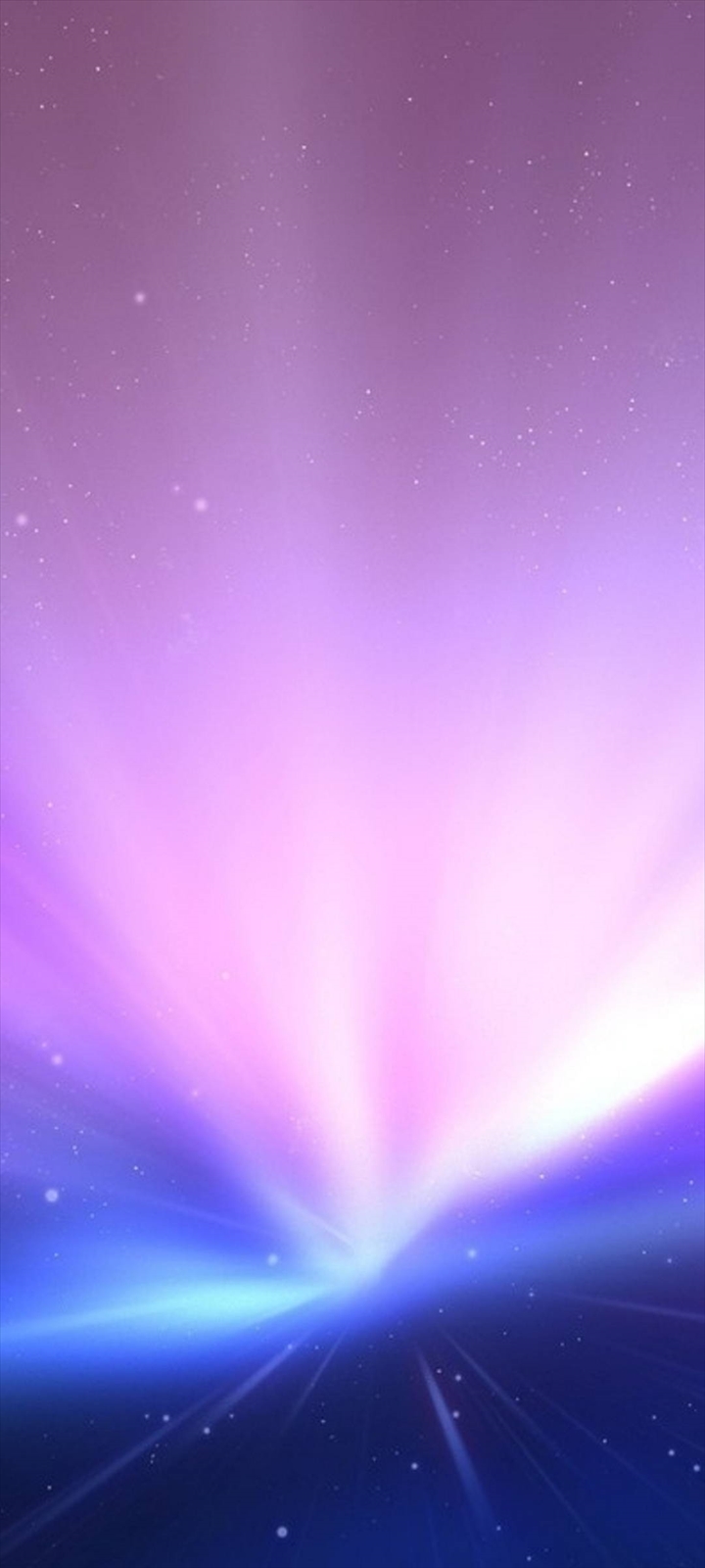 青 紫のオーロラ Oppo A5 Androidスマホ壁紙 待ち受け スマラン