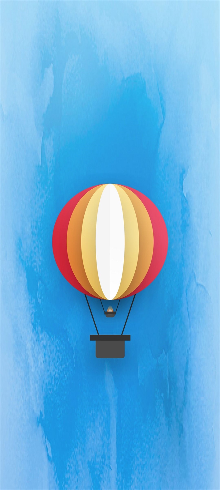 気球 青空 イラスト Oppo A5 Androidスマホ壁紙 待ち受け スマラン