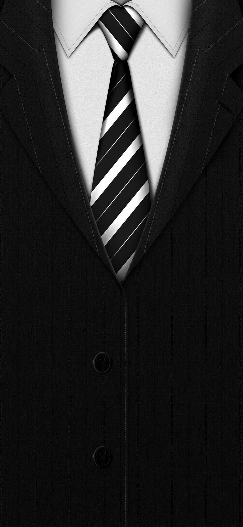 黒いスーツの男 iPhone XR 壁紙・待ち受け