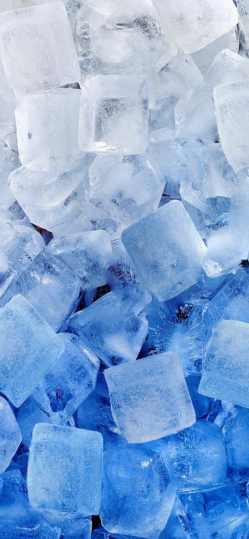 青い綺麗な氷 iPhone XR 壁紙・待ち受け