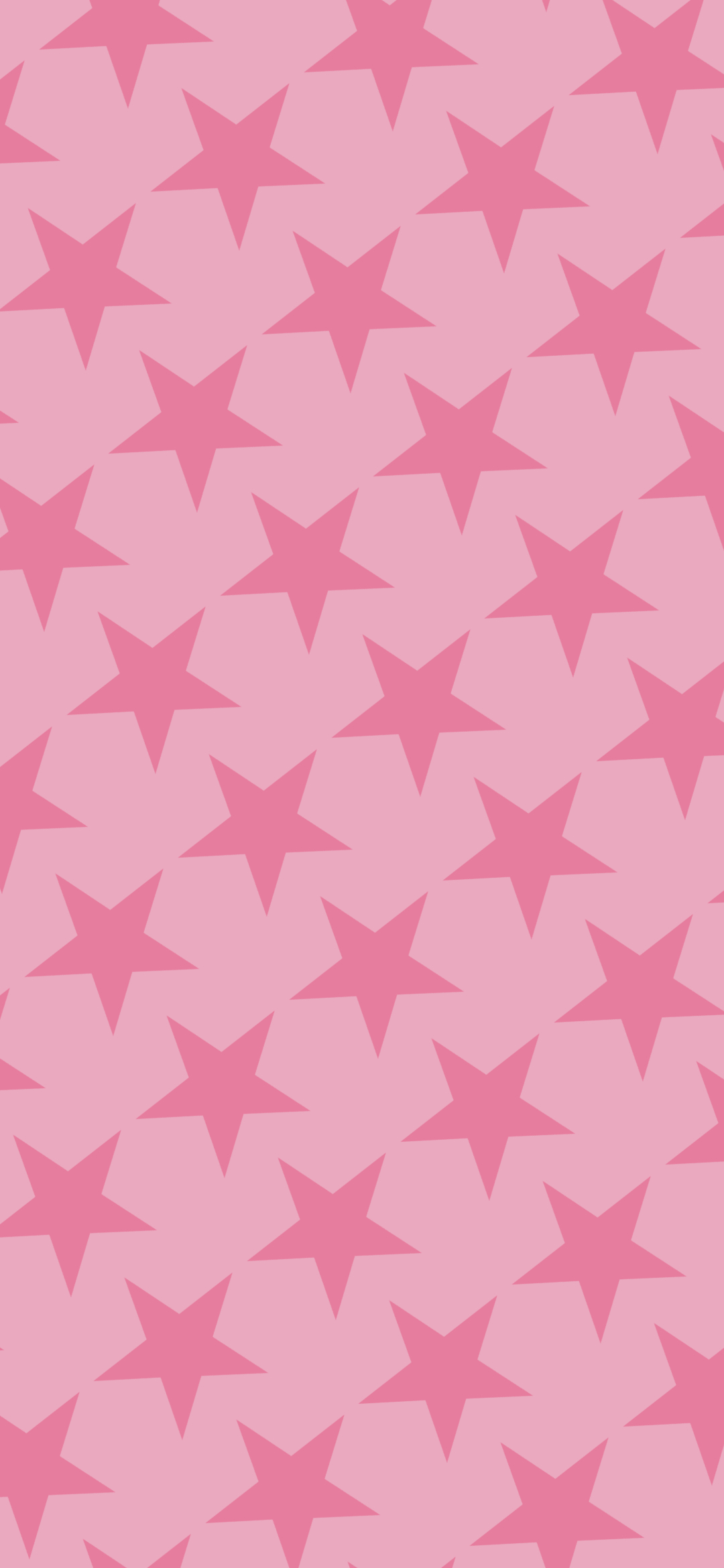 可愛いピンクの星 ロゴ Iphone 12 Mini スマホ壁紙 待ち受け スマラン