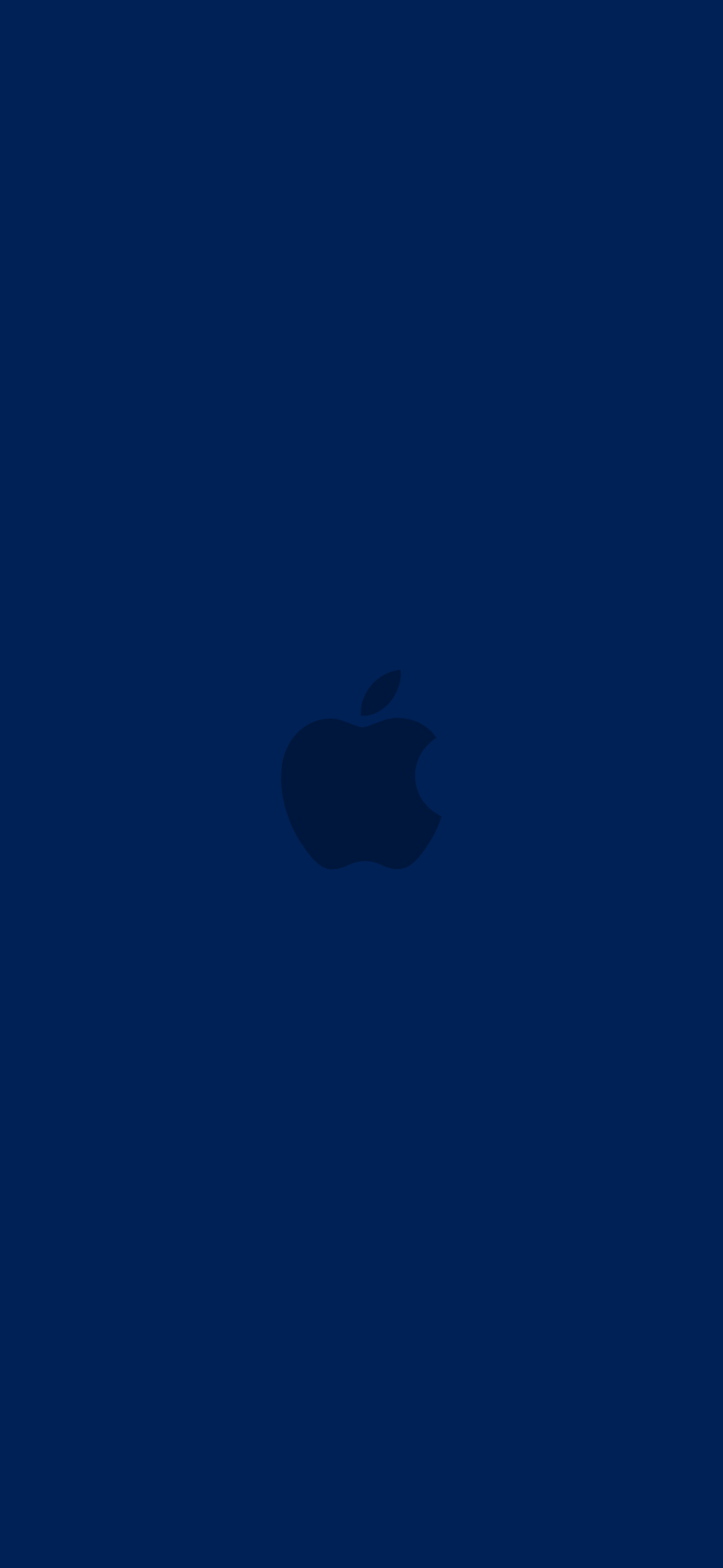 インディゴ・ブルー アップルのロゴ ZenFone 6 壁紙・待ち受け