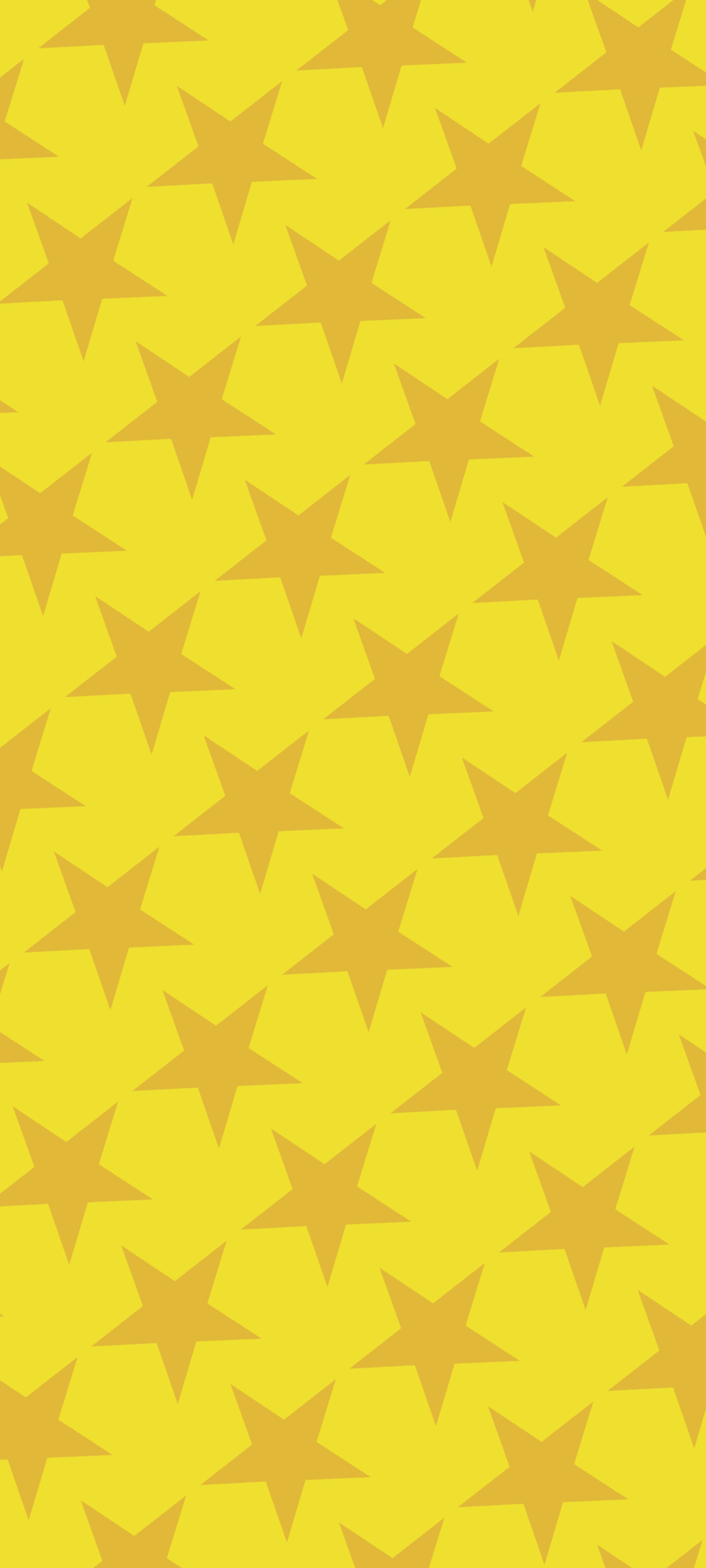 可愛い黄色の星 2色 ロゴ ZenFone 7 壁紙・待ち受け