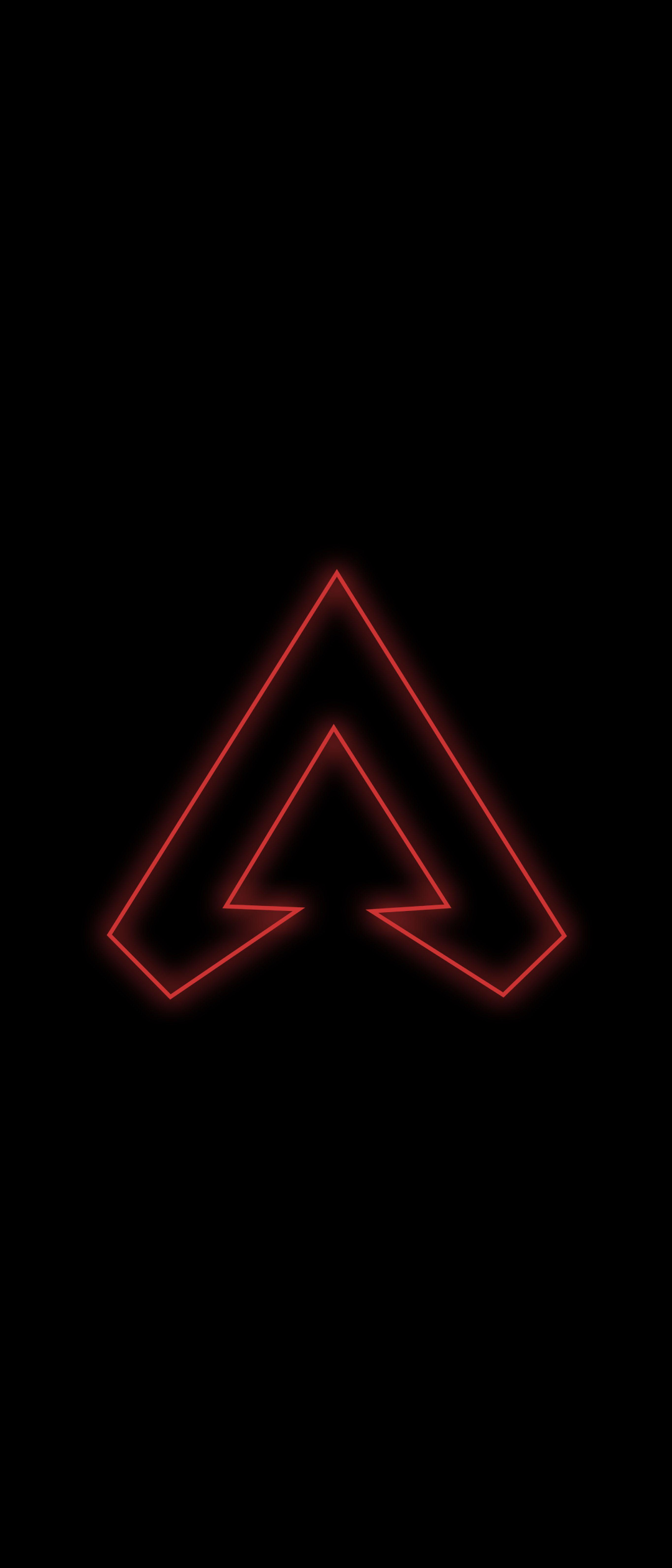 赤く光るAPEXのロゴ Xperia 8 壁紙・待ち受け