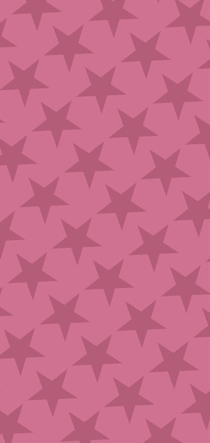 可愛いピンク 2色 星のロゴ AQUOS wish 壁紙・待ち受け