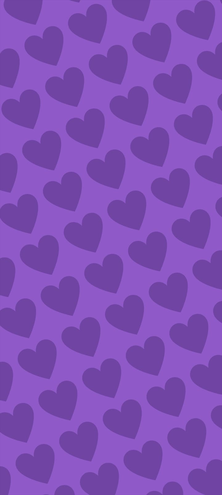 可愛い紫のハート 2色 ロゴ Moto G30 壁紙 待ち受け スマラン