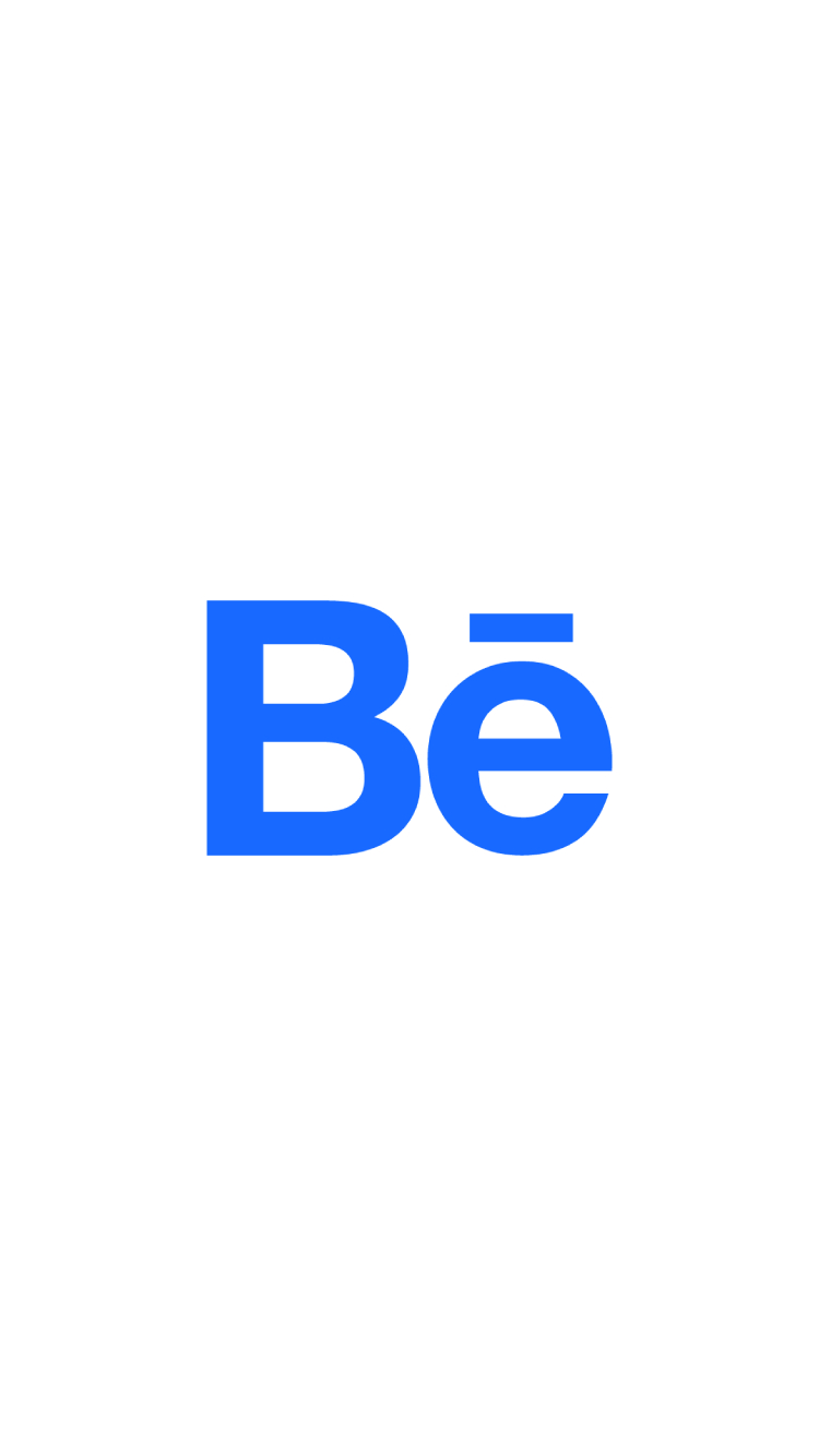 Behanceのロゴ iPhone SE (第2世代) 壁紙・待ち受け