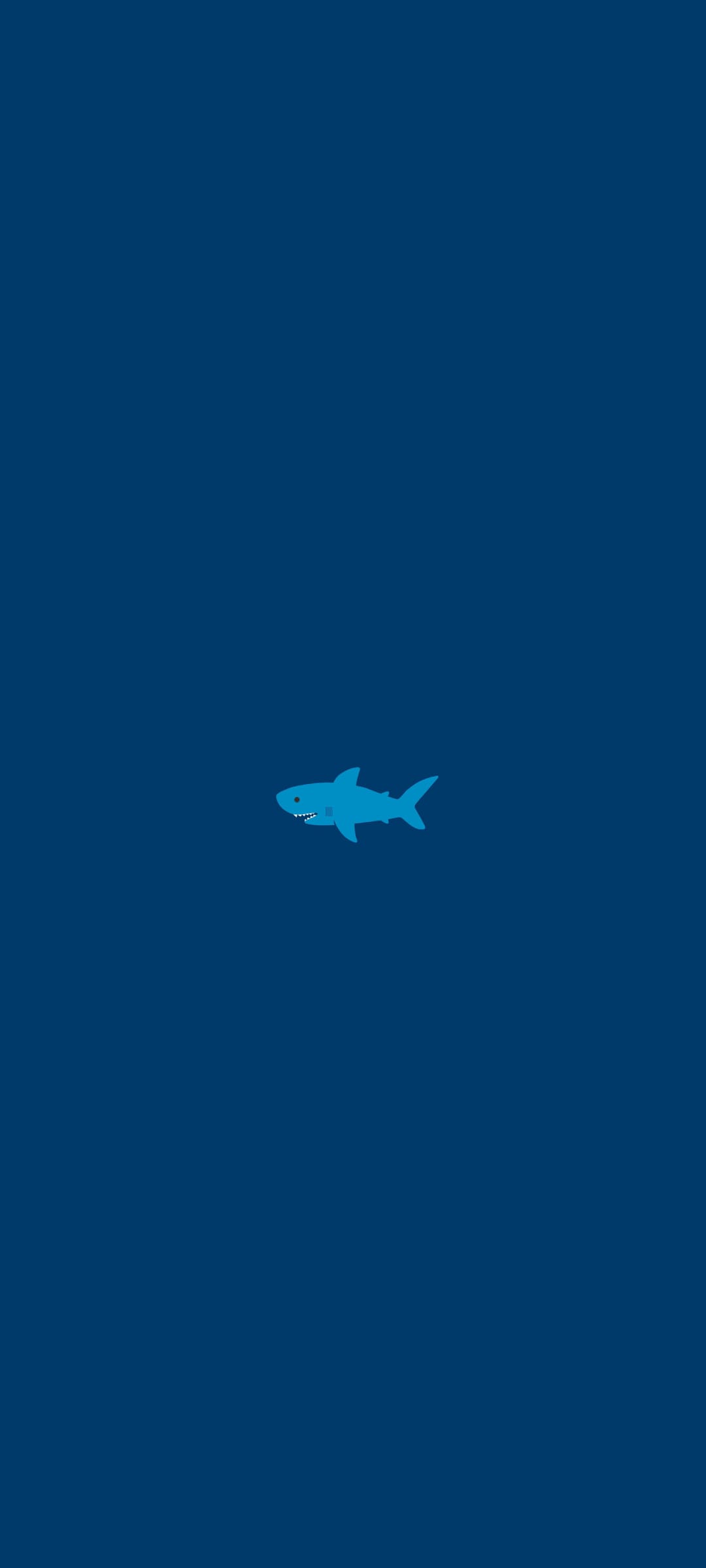 シンプル サメのイラスト Zenfone 8 壁紙・待ち受け