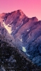 📱Dark pink snowy mountains RedMagic 5 Android 壁紙・待ち受け