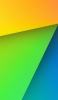 📱オレンジ・緑・青のグラデーション Google Pixel 5 Android 壁紙・待ち受け