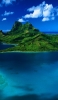 📱青空と青い海と孤島 Find X Android 壁紙・待ち受け