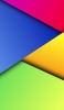 📱ピンク・青・黄・緑のグラデーション Google Pixel 4a Android 壁紙・待ち受け