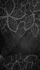 📱Black background gray flower art ROG Phone 3 Android 壁紙・待ち受け