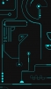 📱Green minimal electronic circuit Redmi 9T Android 壁紙・待ち受け