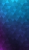📱青と紫 グラデーション 小さな三角形 Libero 5G 壁紙・待ち受け