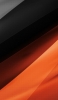 📱Black gray orange glossy line ROG Phone 3 Android 壁紙・待ち受け