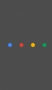 📱灰色の背景と4色のカラードット Google Pixel 4a Android 壁紙・待ち受け