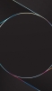 📱Black background colorful ellipse ZenFone 6 Android 壁紙・待ち受け