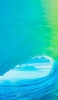 📱Light blue beautiful big waves RedMagic 5 Android 壁紙・待ち受け