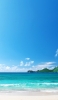📱真夏の海と白い砂浜 Galaxy A30 Android 壁紙・待ち受け