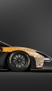 📱黒の背景 オレンジと灰色のスポーツカー Libero 5G 壁紙・待ち受け