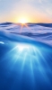 📱太陽の光 青い海 Redmi Note 9T 壁紙・待ち受け