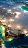 📱衛星から撮影したアラビア半島 iPhone 11 Pro 壁紙・待ち受け