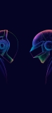 📱daft punk iPhone XS 壁紙・待ち受け