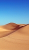 📱青空の下のサハラ砂漠 iPhone 11 Pro 壁紙・待ち受け