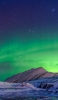 📱南極の夜空とオーロラ iPhone 13 Pro 壁紙・待ち受け