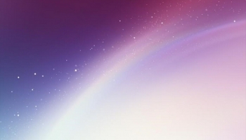 📱淡い紫と水色の宇宙 iPhone 13 Pro 壁紙・待ち受け