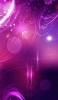📱紫で光るアブストラクト iPhone 12 壁紙・待ち受け