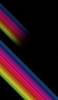 📱虹色の綺麗な斜線 iPhone 13 Pro 壁紙・待ち受け