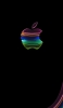 📱色鮮やかな半透明なAppleロゴ iPhone 12 Pro 壁紙・待ち受け