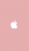 📱パステルカラー ピンク 可愛いアップルのロゴマーク iPhone 12 Pro 壁紙・待ち受け