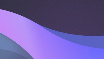 📱綺麗な薄い紫の帯 暗い紫の背景 iPhone 12 Pro Max 壁紙・待ち受け