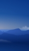 📱美しい青い山脈 iPhone 13 Pro Max 壁紙・待ち受け