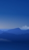 📱綺麗な青い山脈 iPhone XS Max 壁紙・待ち受け