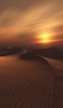 📱美しい砂漠と夕焼け iPhone 13 Pro Max 壁紙・待ち受け