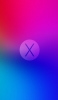 📱綺麗な青と赤のグラデーション X iPhone 12 Pro Max 壁紙・待ち受け